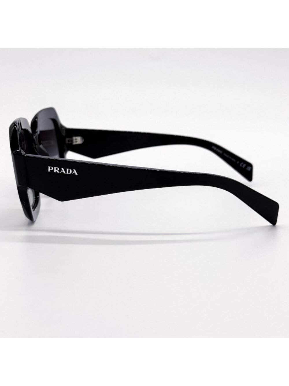NEW PRADA SUNGLASSES PR28ZS 16K90A OVERSIZED BLACK WOMEN EYEWEAR PR 28ZS, SPR 28 - Picture 6 of 9